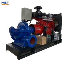 diesel engine large capacity double suction water pump